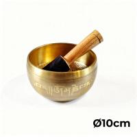 Cuenco Bronce Tallado 10cm