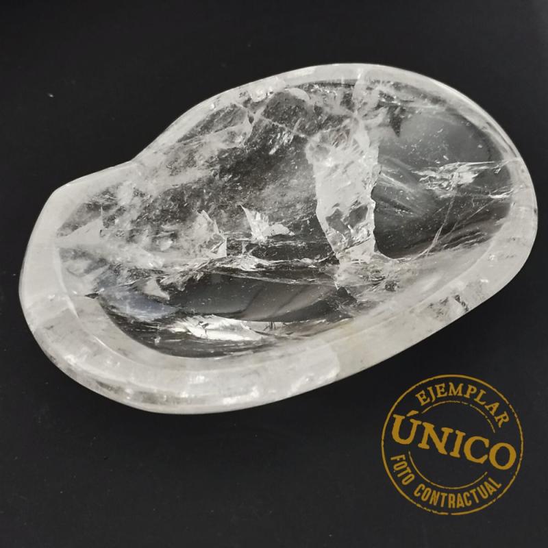 Polished Rock Crystal Bowl (200grs)