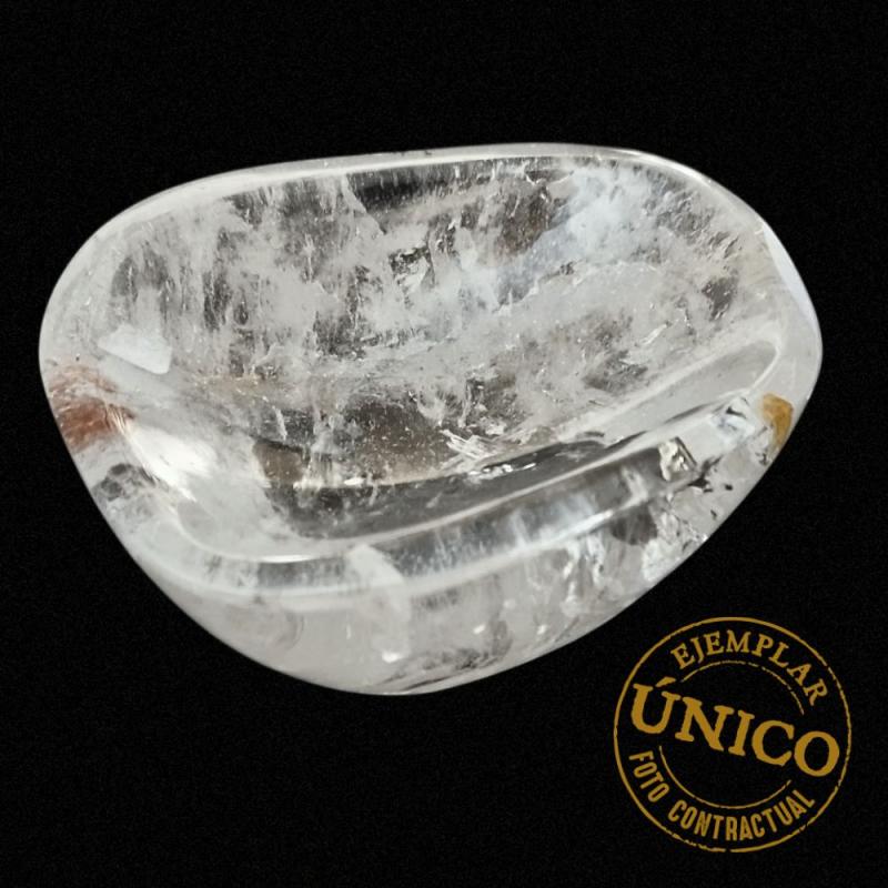 Polished Rock Crystal Bowl (230grs)