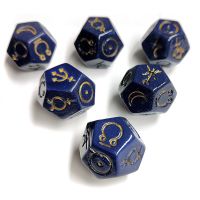 Dodecaedros Astrología Planetas (6 unidades)