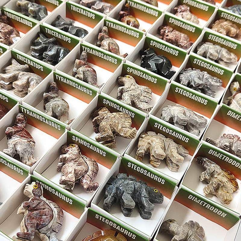 Dinos de Esteatita (set 54u.)