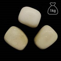 Dolomita Blanca Rodado Grande. Bolsa 1kg.