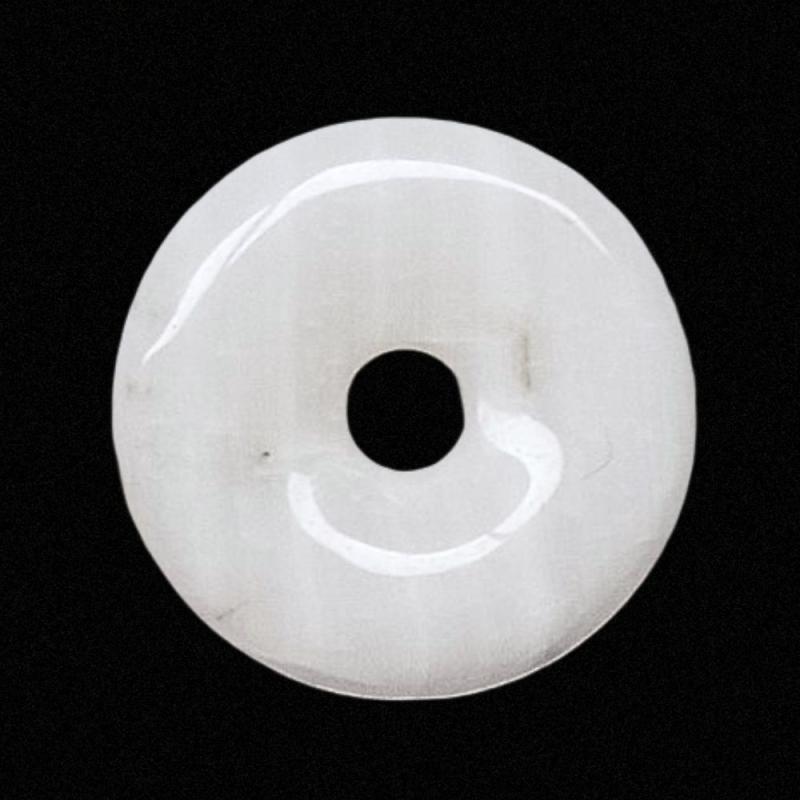 White Quartz Doughnut (25mm)