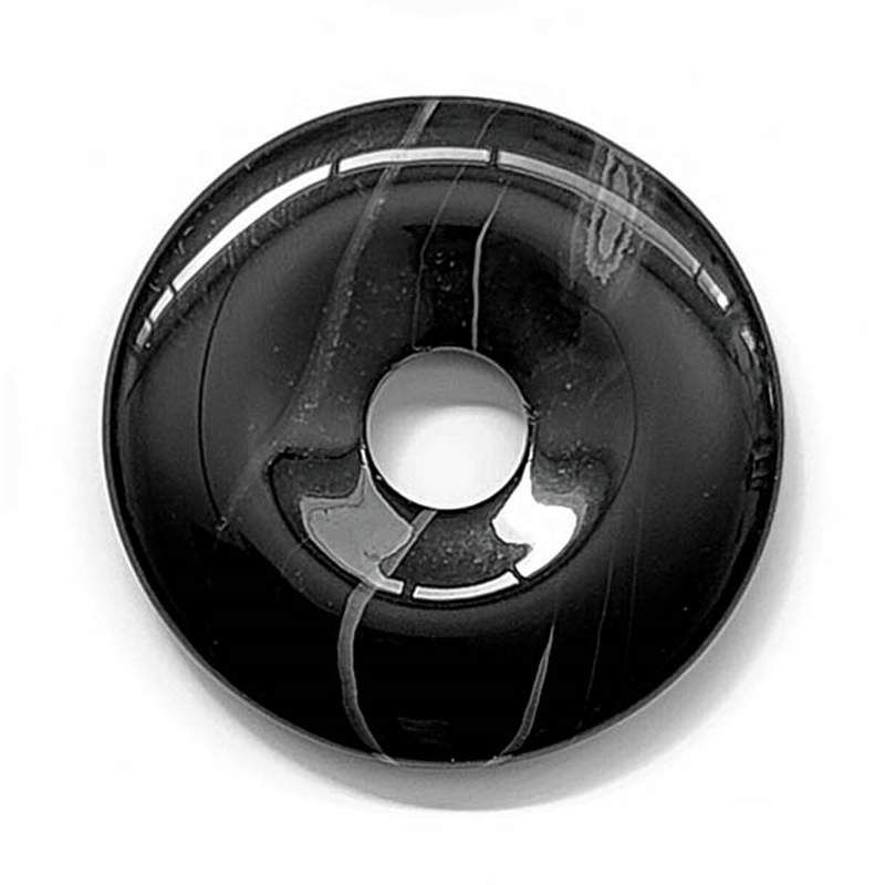Donut d'Agate Noir