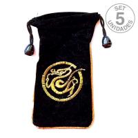 Bolsa Símbolo Chino Dragón. Set 5 Un