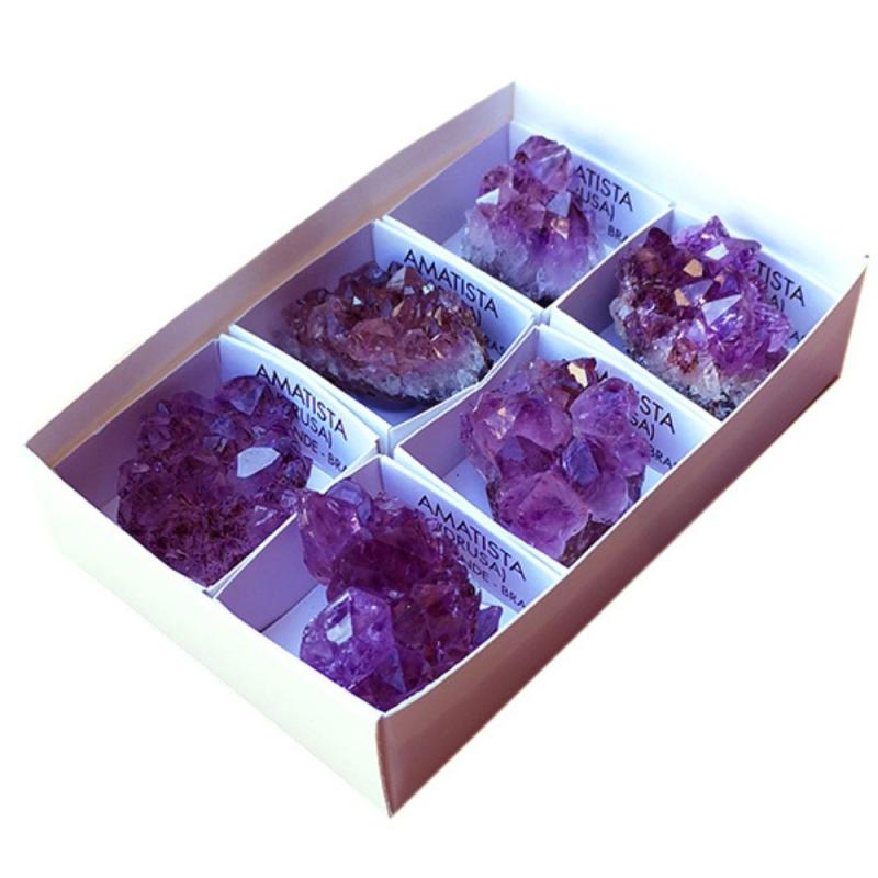 Amatista Drusa. Set 6 unidades