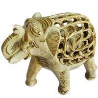 Elefante de Esteatita anidado (15cm)