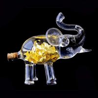 Elefante Vidrio Soplado Oro