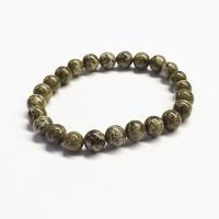 Bracelet Épidote (Boule 8mm)