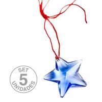 Estrella Azul 30mm. Set 5 Un