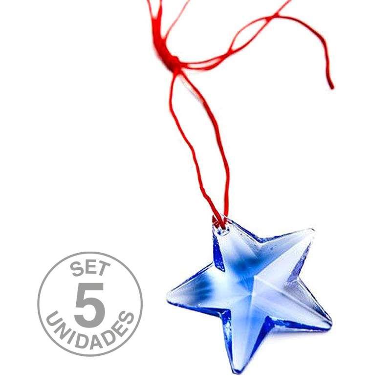Estrella Azul 30mm. Set 5 Un