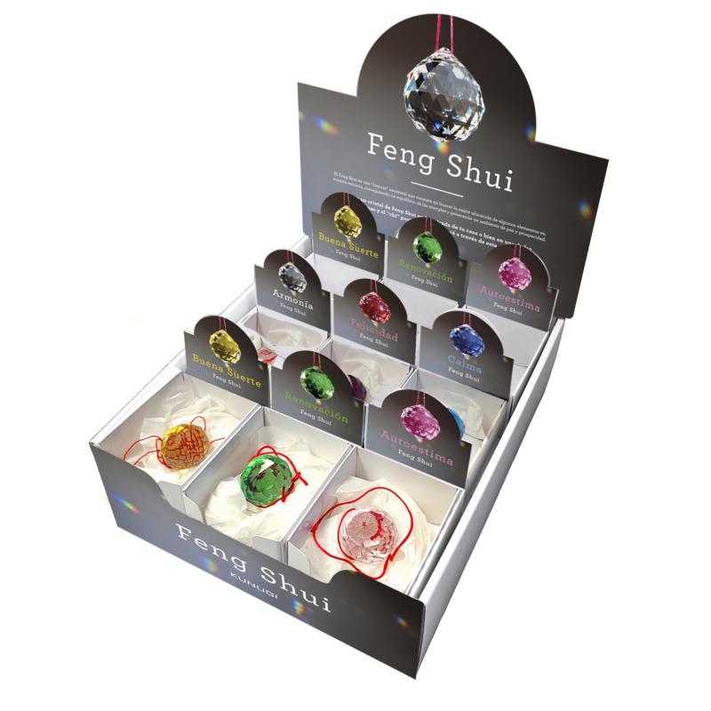 Feng Shui Balls Display.
