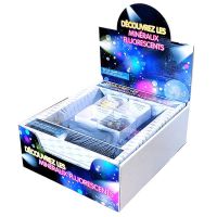 Fluorescent Minerals Display Case (3 blisters)