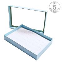 Expositor Caja para Anillos. Set 5 Un.