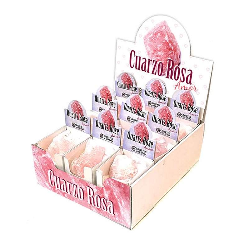 Présentoir Quartz Rose