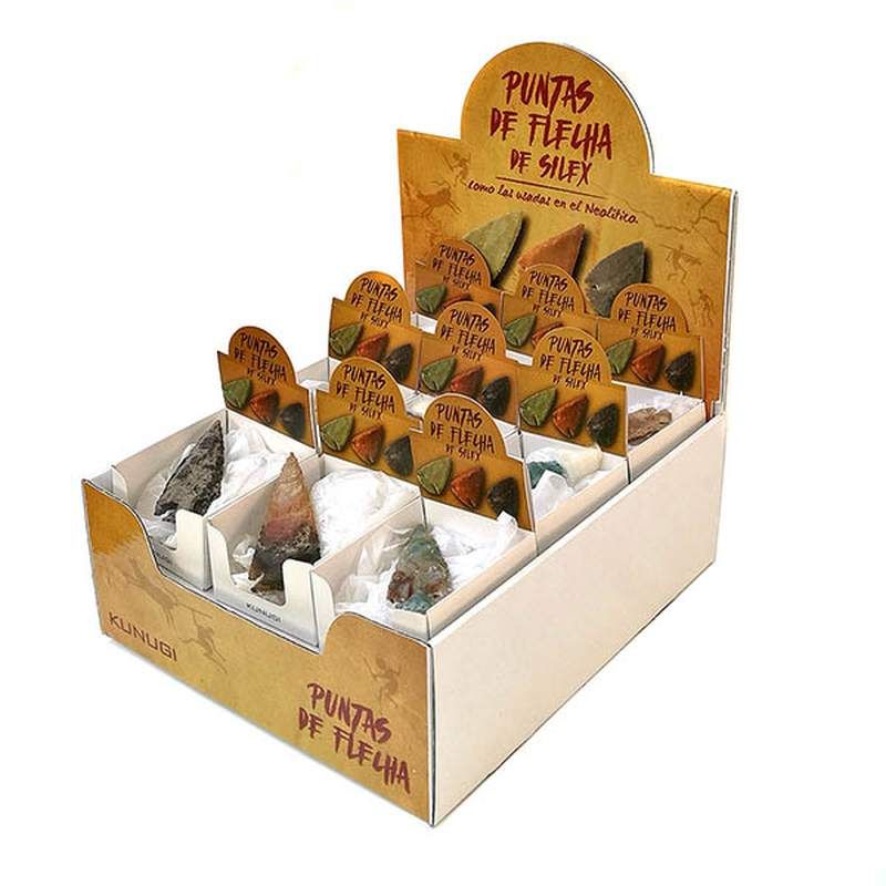 Silex Arrow Heads Display