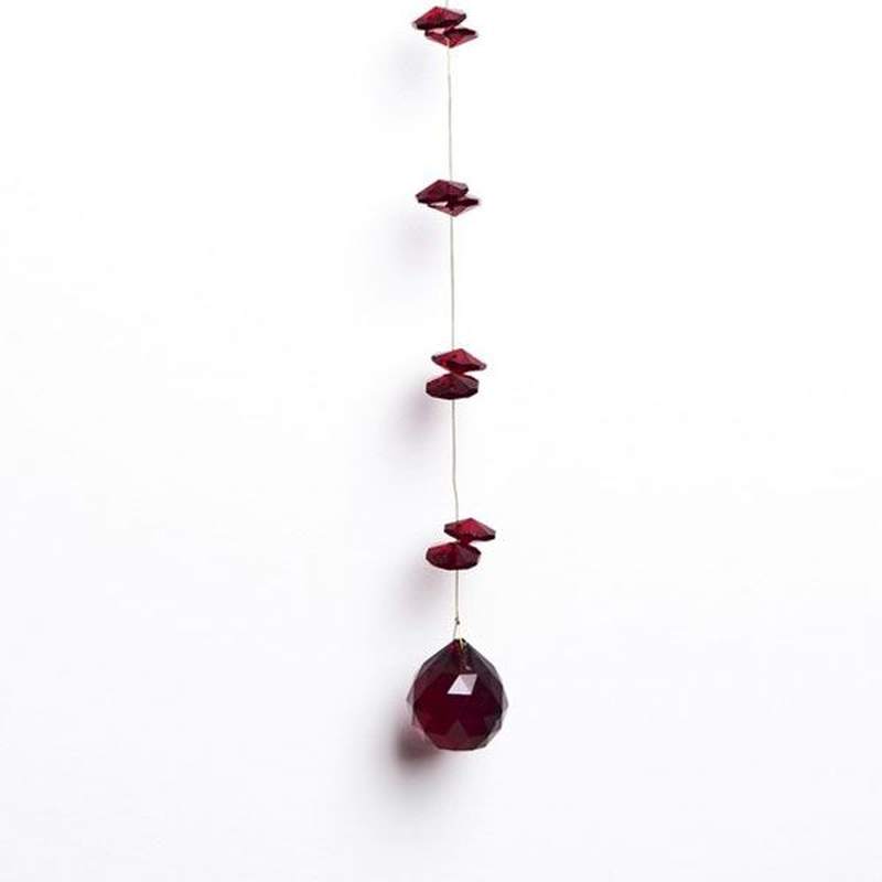 Tira Feng Shui Roja con bola