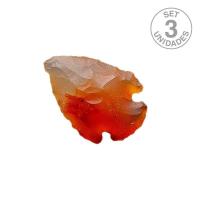 Flecha Carneola 2,5cm. Set 3 Un.