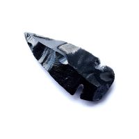 Flecha Obsidiana Negra 6,5cm