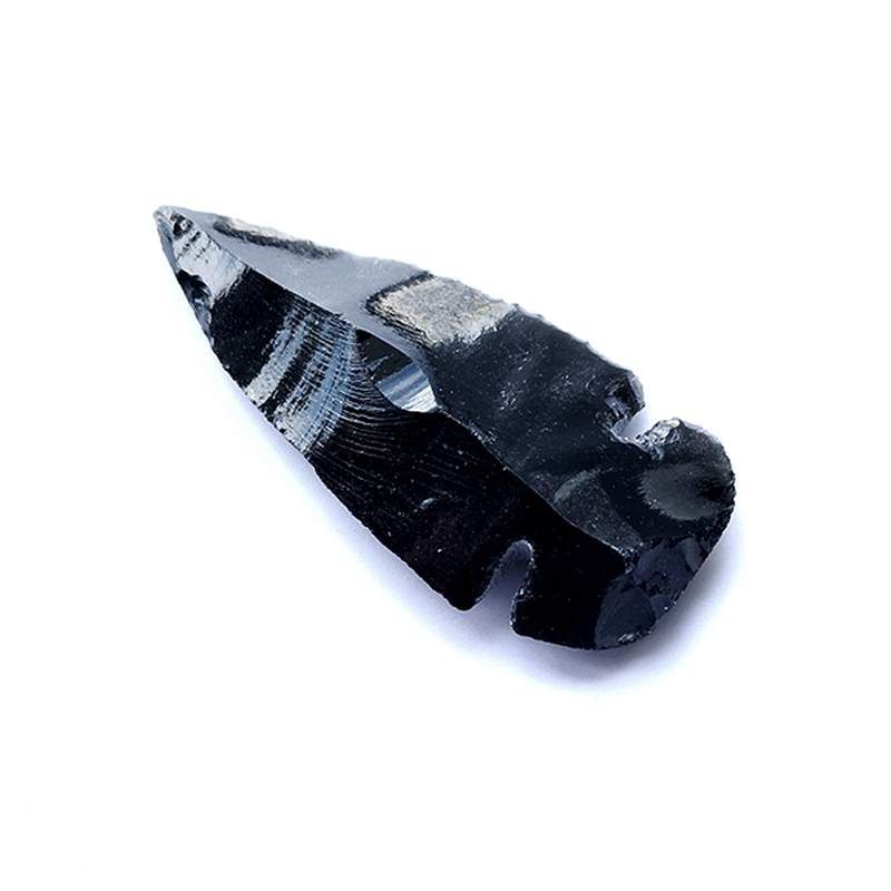 Flecha Obsidiana Negra 6,5cm