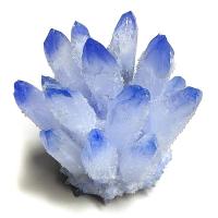 Flor Punta Cristal de Roca (Azul). Precio/Unidad