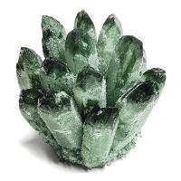 Flor Punta Cristal de Roca (Verde). Precio/Unidad