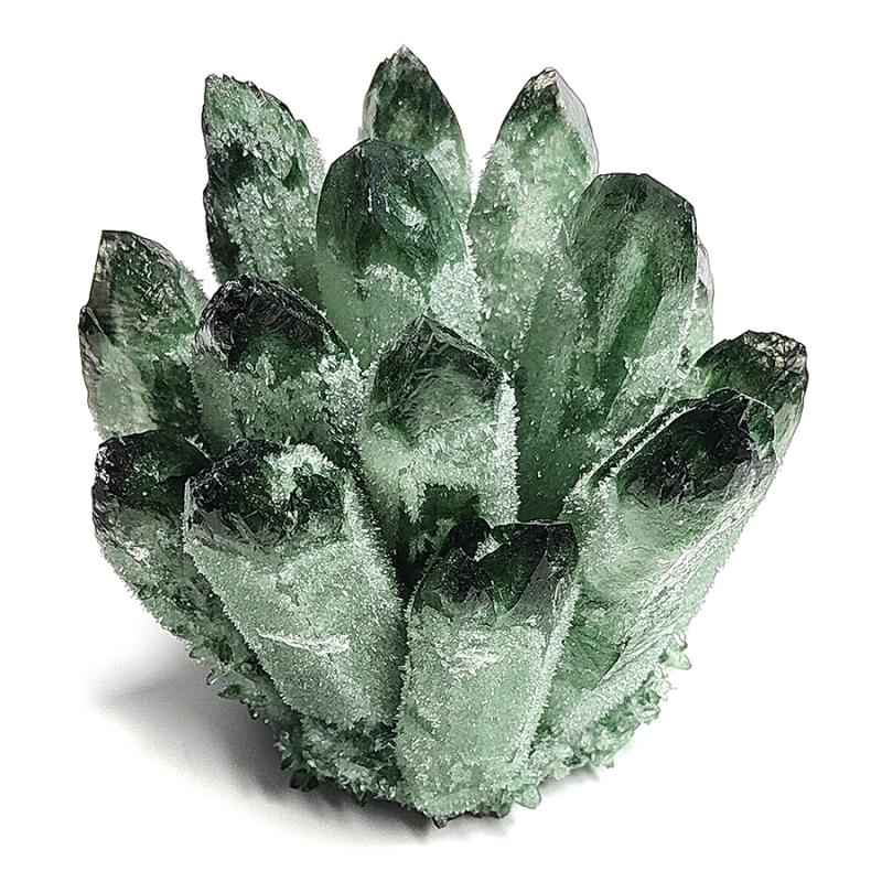Flor Punta Cristal de Roca (Verde). Precio/Unidad