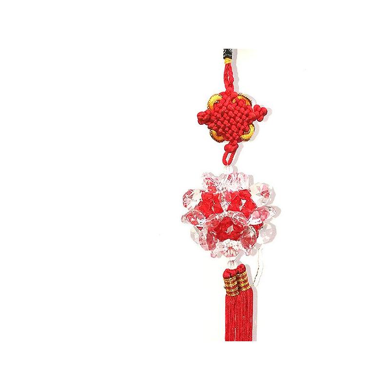 Flor de Feng Shui Roja. (Ø50mm)