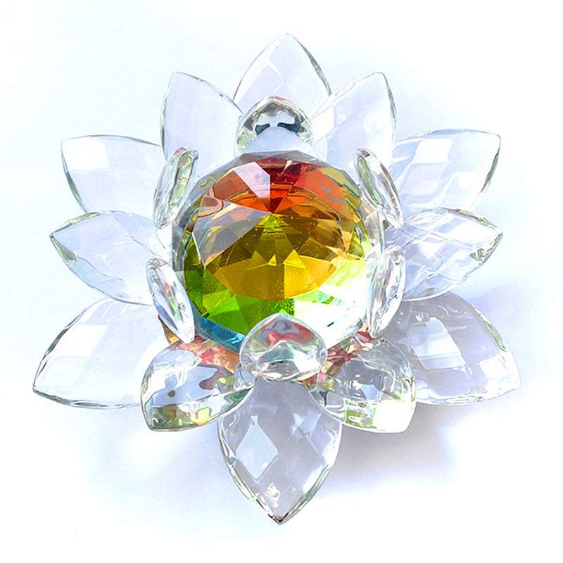 Flor de Loto Grande Irisada (Ø70mm)