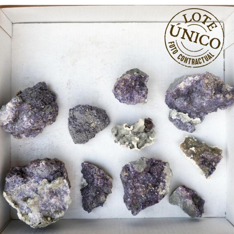 Fluorita (Murcia, España). Lote 10 Un.