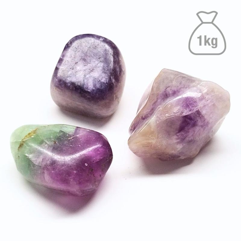 Fluorita Rodado Grande. Bolsa 1kg
