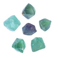 Octaedros naturales Fluorita. Set 6u.