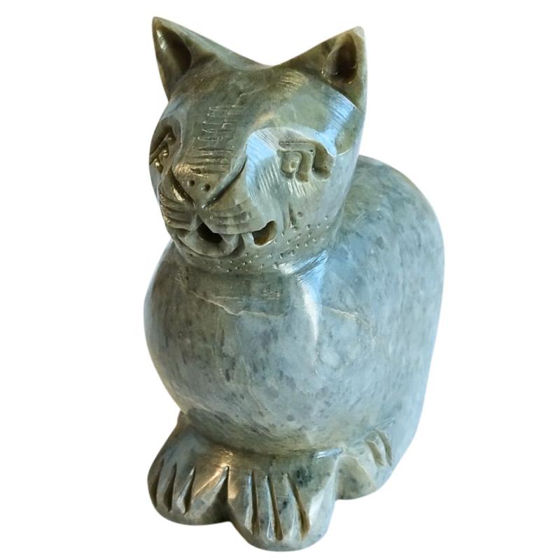 Gato de Esteatita (11x9cm)
