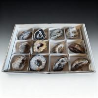 Géode Agate Quartz. Set 12 Un.