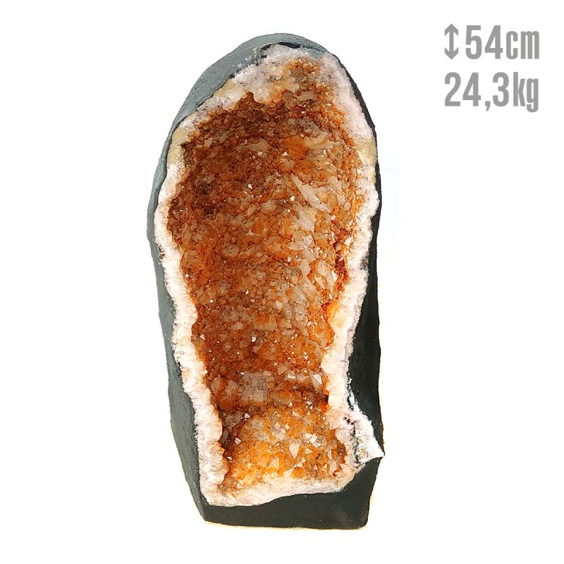 Geode de Citrine. 24,3 kg