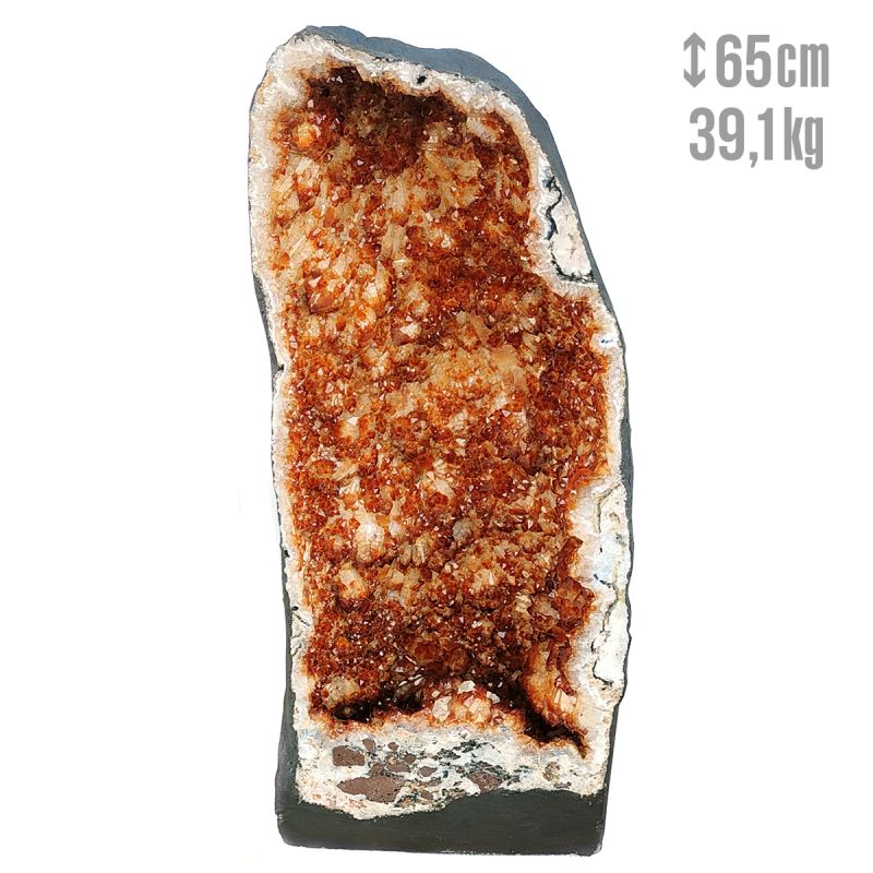 Geode de Citrine. 39,1 kg