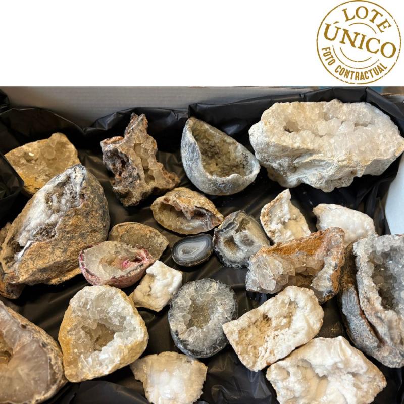 Geoda Ágata Cuarzo (Calidad "B"). Set 5kg.