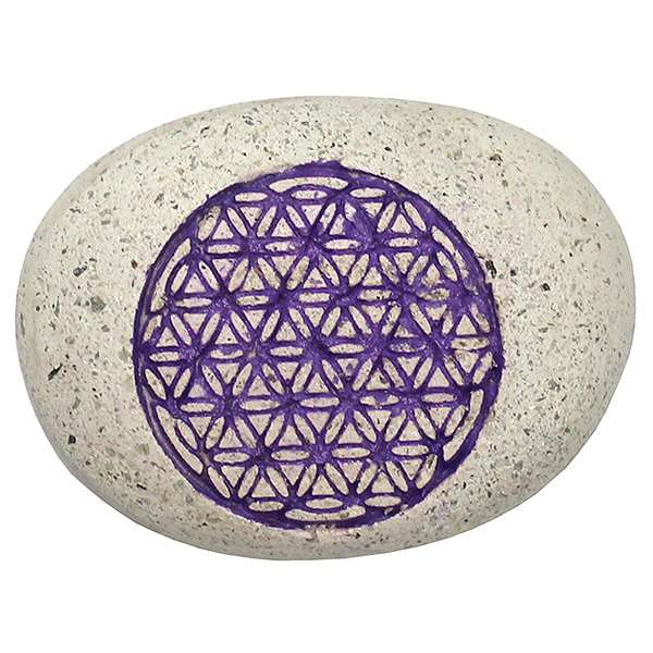 Chakra Flor de la Vida en Piedra