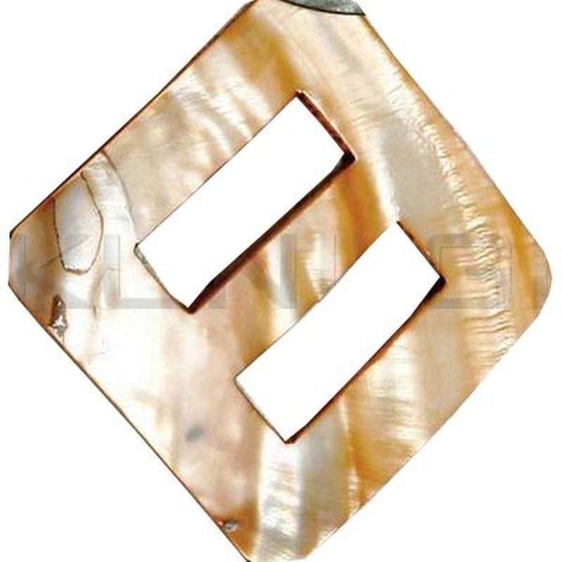 Yellow Square Buckle. Set 5 un.