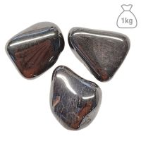 Hematite Rodado Jumbo. Bolsa 1kg.