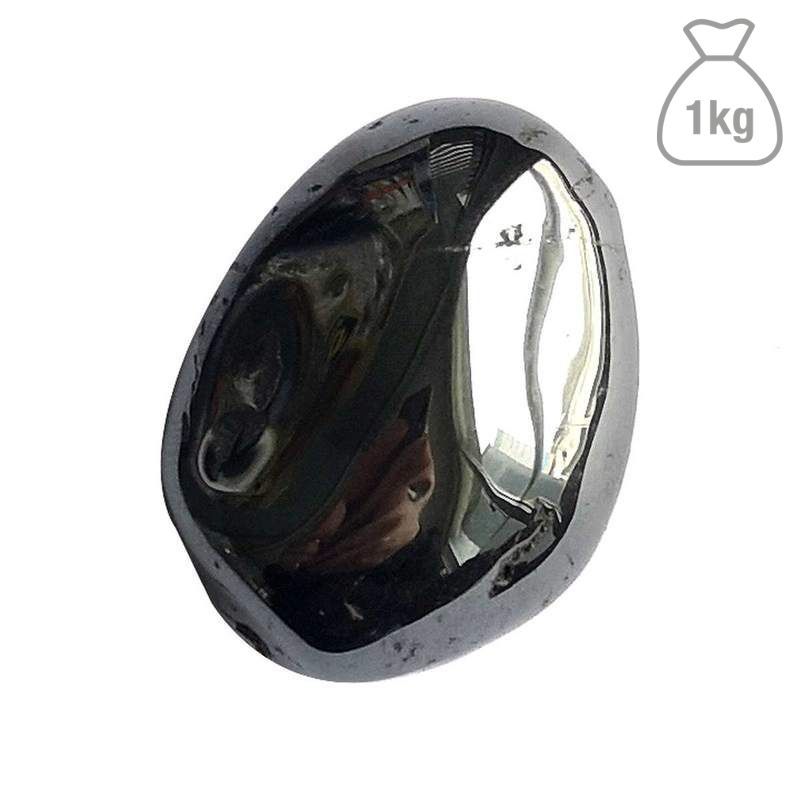 Hematite Rodado Grande. Bolsa 1kg.