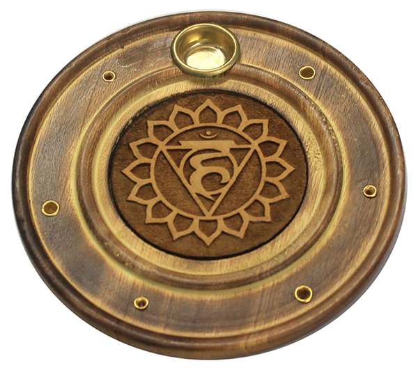 Incensario Quinto Chakra Madera