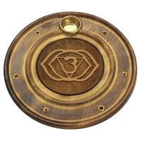 Incensario Sexto Chakra Madera