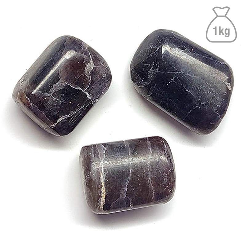 Medium Tumbled Iolite. Bag 1Kg