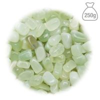 Jade Verde Rodado Pequeño. Bolsa 250gr