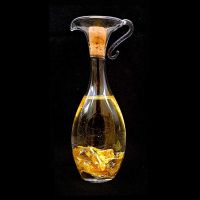 Jarra Vidrio Soplado Oro