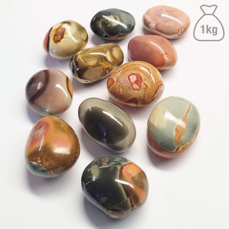 Jaspe Polychrome (orbicular). Bolsa 1kg