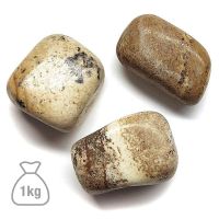 Jaspe Paisaje (Paesina) Rodado Grande. Bolsa 1kg.
