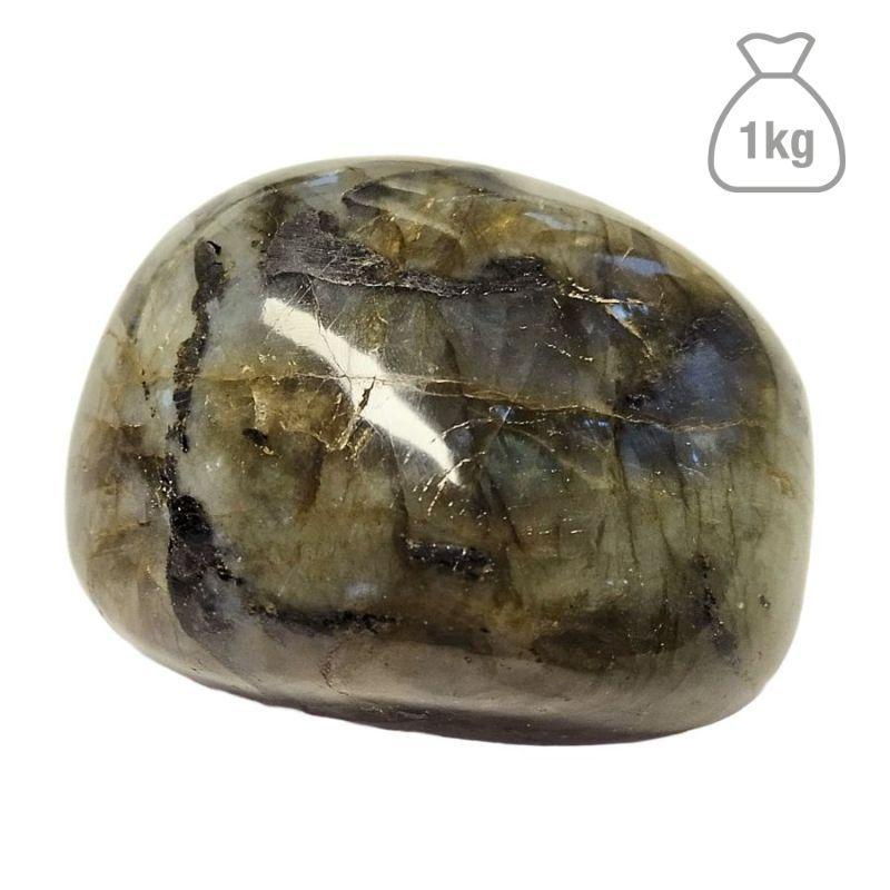 Labradorita Pulida Irregular. Bolsa 1kg.