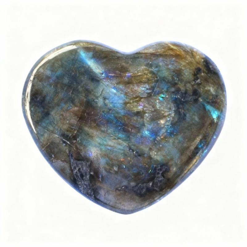 Corazón Labradorita (50x40mm)